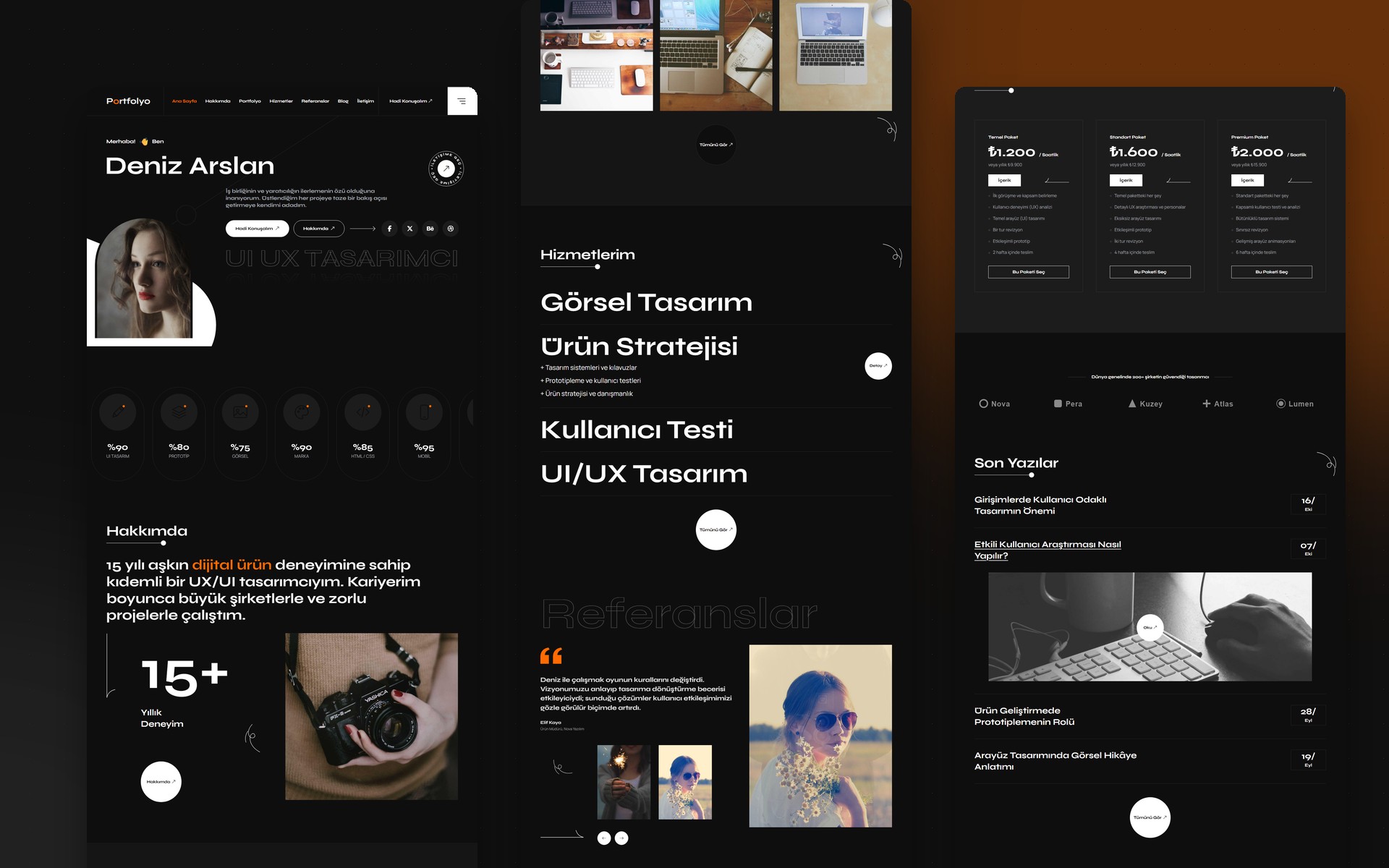 Ücretsiz Portfolyo Yazılımı ( Laravel )