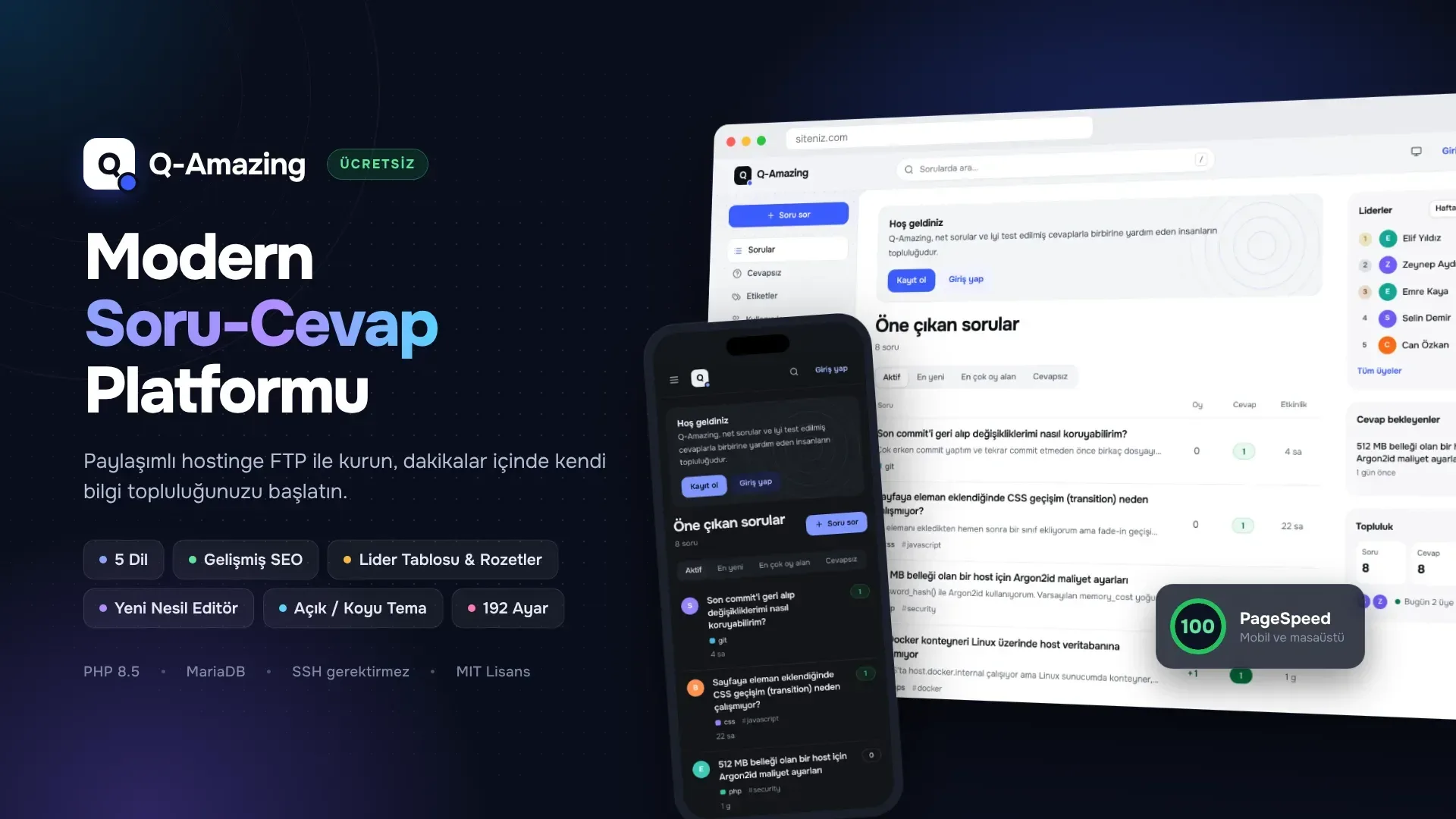 QAmazing Soru-Cevap Yazılımı (Ücretsiz)